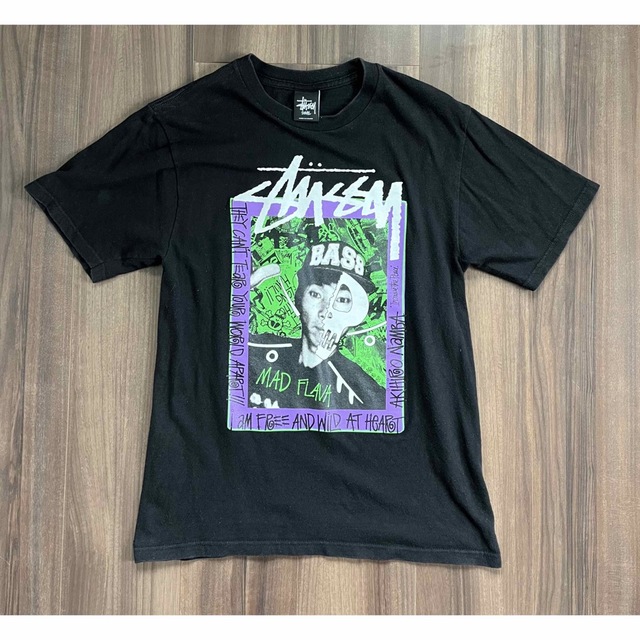 【送料無料】希少 コラボ tシャツ STUSSY 難波章浩T ステューシー