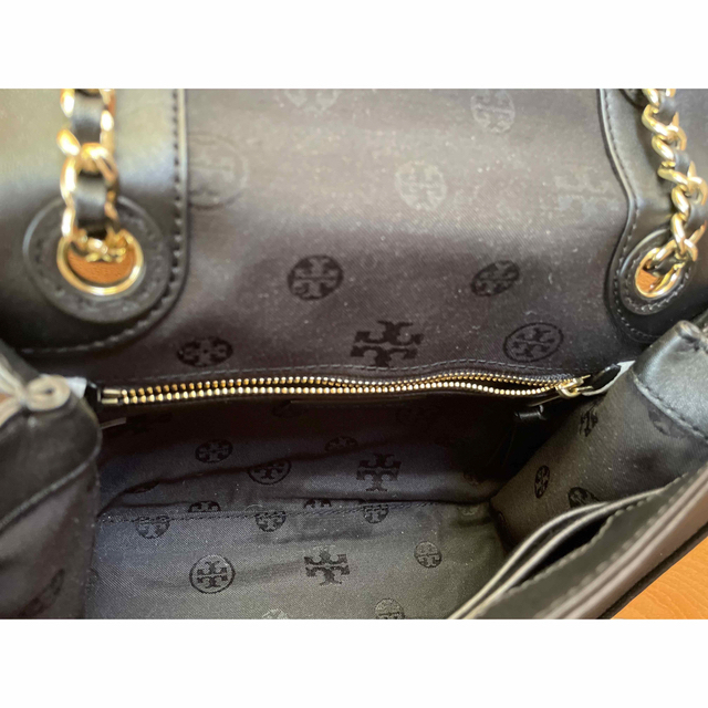 Tory Burch(トリーバーチ)の【美品】トリーバーチ　ショルダーバッグ　キルティング　チェーン　レザー　ブラック レディースのバッグ(ショルダーバッグ)の商品写真