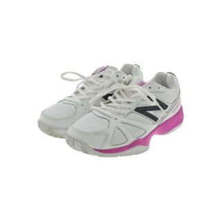 ニューバランス(New Balance)のNew Balance ニューバランス スニーカー 24cm 白 【古着】【中古】(スニーカー)