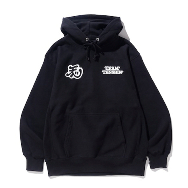 正規品セールサイト TEAM TENSHIN × VERDY ケラップ HOODIE Black M 