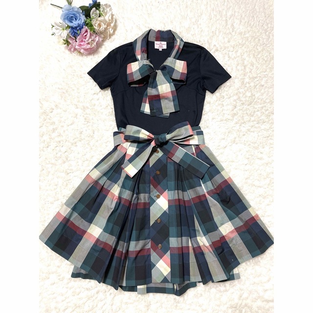交換無料 Vivienne Westwood RED LABEL セットアップ チェック スーツ