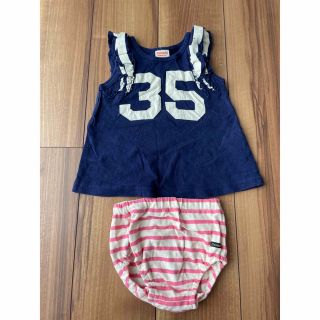 デニムダンガリー(DENIM DUNGAREE)のDENIM DUNGAREE  セットアップ　ロンハーマンにて購入(Ｔシャツ)