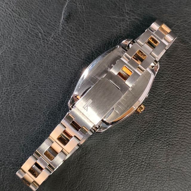 極美品【稼働品】SEIKO　セイコールキア　1B22　ピンク　シルバー　ソーラー