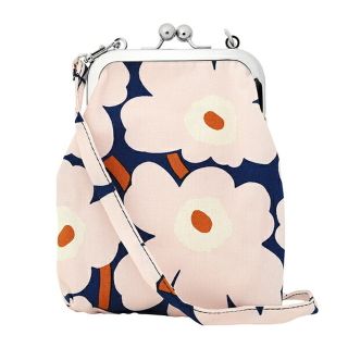 マリメッコ(marimekko)の新品 マリメッコ Marimekko ショルダーバッグ ピエニ ウニッコ ポシェット ダークブルー/ライトピンク(ショルダーバッグ)