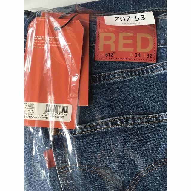 Levi's RED 512 SLIM TAPER39sのLevi