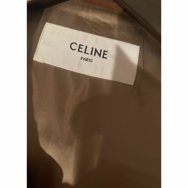 CELINE セリーヌ　20SS 羊革　セブンティーズ　レザージャケット