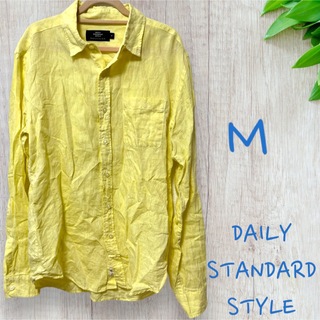 ★綿100%★ DAILY STANDARD STYLE 長袖シャツ　Mサイズ(シャツ)