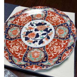 大皿　献上古伊万里　30cm(陶芸)