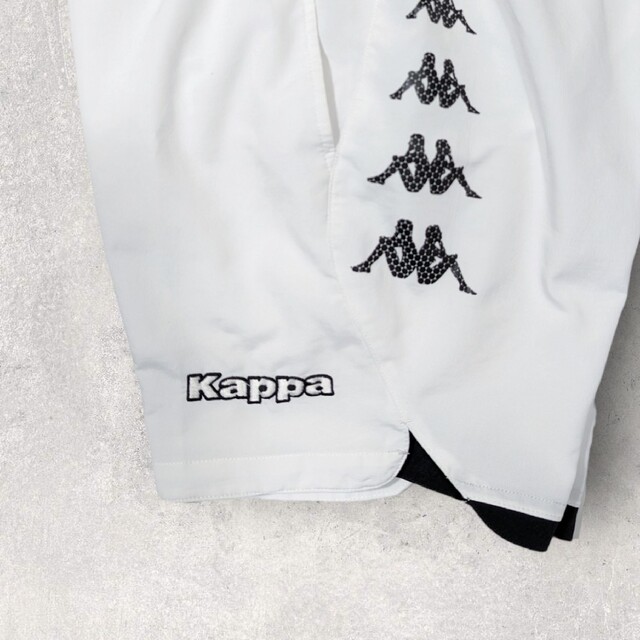 Kappa(カッパ)のKappa カッパ gara ショートパンツ 短パン 白/ホワイト メンズのパンツ(ショートパンツ)の商品写真