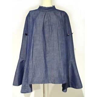 AKIRANAKA - 【美品】AKIRANAKAアキラナカ２wayブラウス インディゴの ...