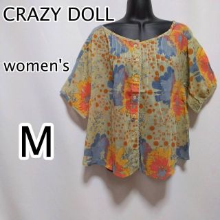 CRAZY DOLL　ブラウスレディースMブルー　 グリーン　イエロー(シャツ/ブラウス(長袖/七分))