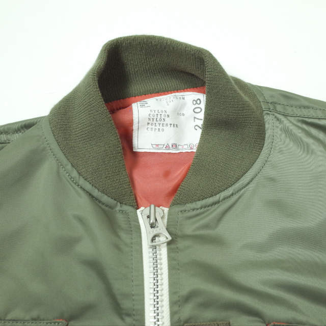 sacai - sacai サカイ 22SS 日本製 Nylon Twill Mix Blouson ナイロン