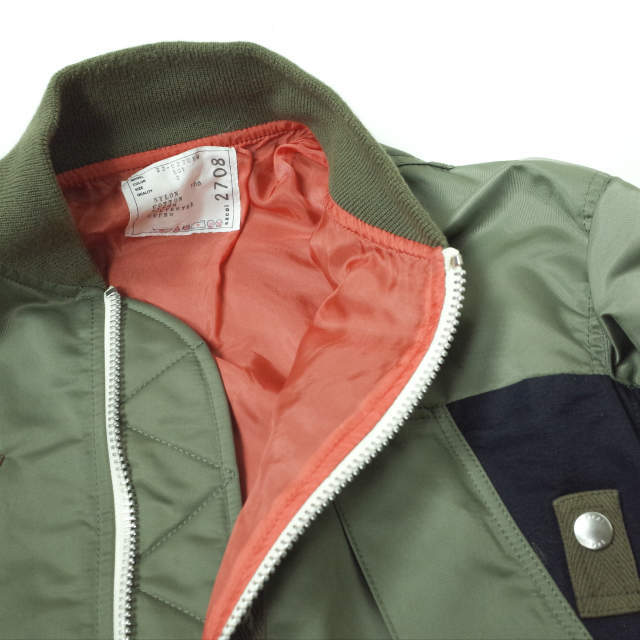 sacai - sacai サカイ 22SS 日本製 Nylon Twill Mix Blouson ナイロン