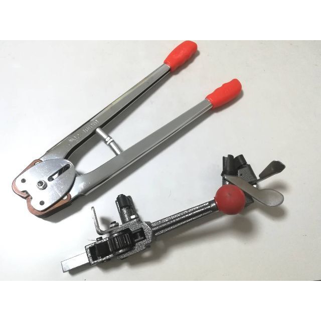 結束機 手動式梱包機 樹脂バンド用 ドラム巻き取り式 梱包機12～16mm 新品