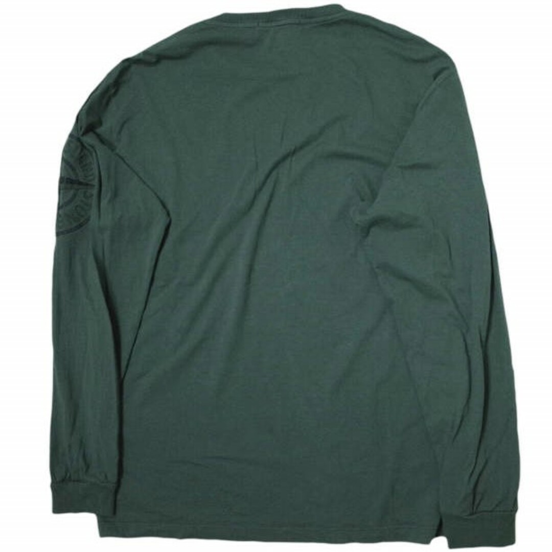 STONE ISLAND ストーンアイランド 22AW Total Sleeve Logo L/S Tee コンパス刺繍 ロングスリーブTシャツ  771521661 XL Dark Green 長袖 トップス【中古】【STONE ISLAND】