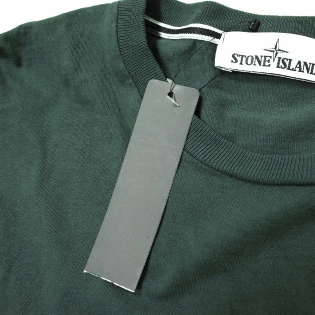STONE ISLAND ストーンアイランド 22AW Total Sleeve Logo L/S Tee コンパス刺繍 ロングスリーブTシャツ  771521661 XL Dark Green 長袖 トップス【中古】【STONE ISLAND】
