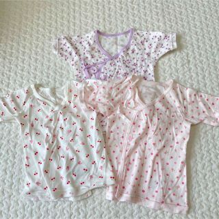 ミキハウス(mikihouse)の短肌着3枚セット(肌着/下着)