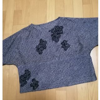 SOLD　お値下げ中　着物リメイク　ブラウス　羽織絞り　FREE SIZE(シャツ/ブラウス(長袖/七分))