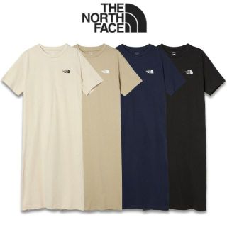 ザノースフェイス(THE NORTH FACE)の韓国限定★THE NORTH FACE ベージュワンピース XLサイズ(ロングワンピース/マキシワンピース)