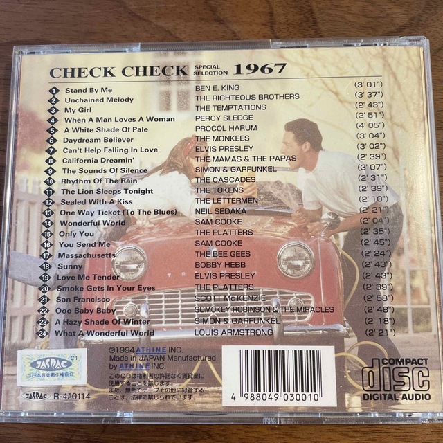 【CD】CHECK CHECK SPECIAL SELECTION 1967 エンタメ/ホビーのCD(ポップス/ロック(洋楽))の商品写真