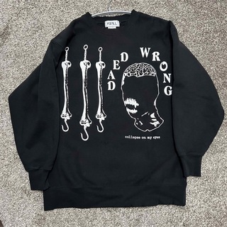 アンダーカバー(UNDERCOVER)のKIDILL 23SS WRONG DEAD スウェット(厚手) ブラック(スウェット)