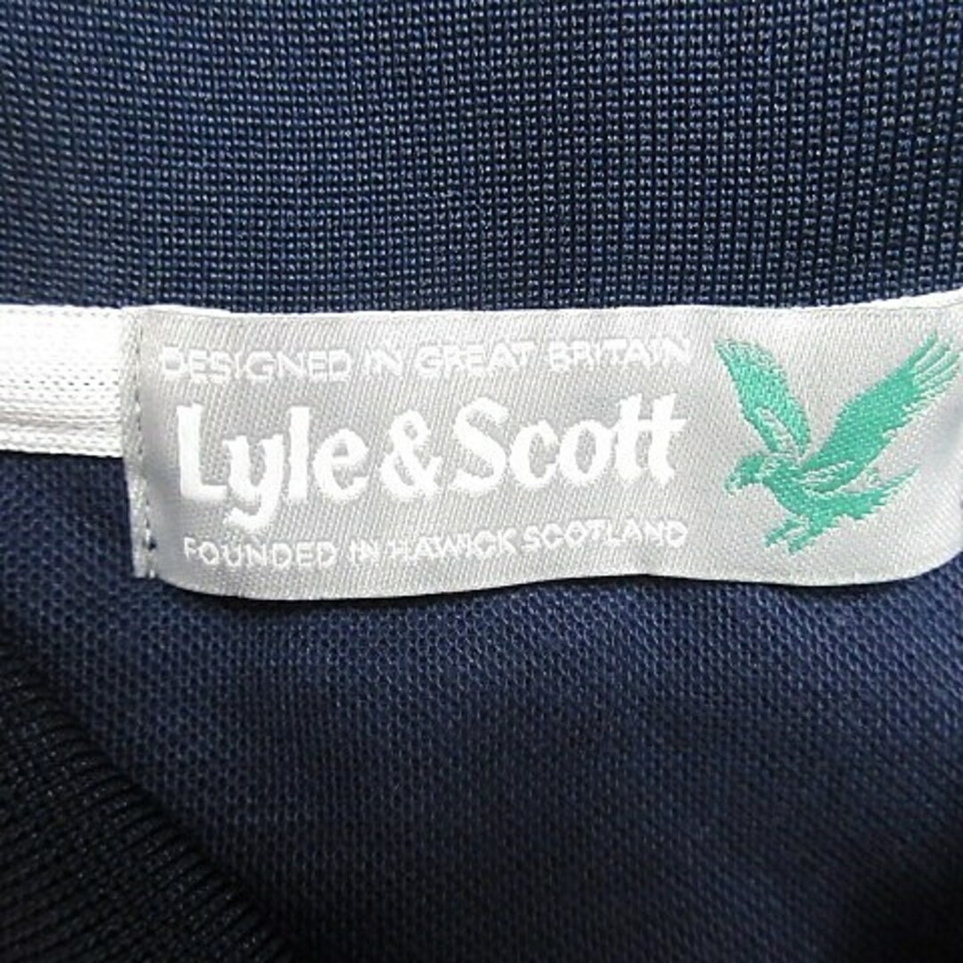 LYLE&SCOTT(ライルアンドスコット)のライル&スコット LYLE&SCOTT ゴルフ ポロシャツ 半袖 紺 カーキ M スポーツ/アウトドアのゴルフ(ウエア)の商品写真