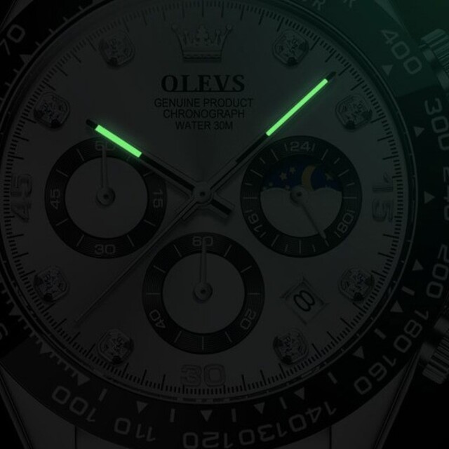 818 箱付き 新品 未使用 OLEVS 高級 高品質 海外限定 メンズ腕時計の