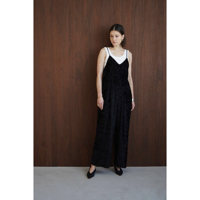 CLANE - FRINGE CAMISOLE ALL IN ONE ブラックの通販 by 和菓子の