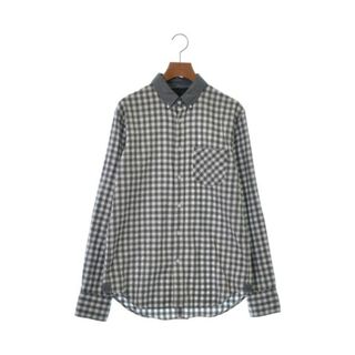 ラグアンドボーン(Rag & Bone)のrag & bone カジュアルシャツ S 白xグレー(ギンガムチェック) 【古着】【中古】(シャツ)