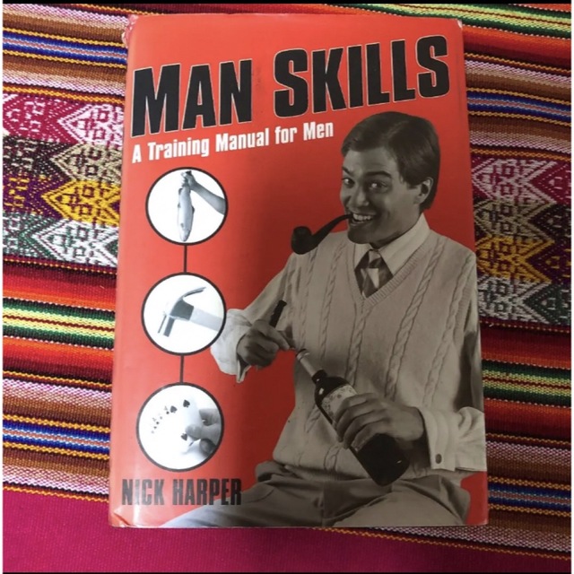 Man skills book hard cover エンタメ/ホビーの本(洋書)の商品写真