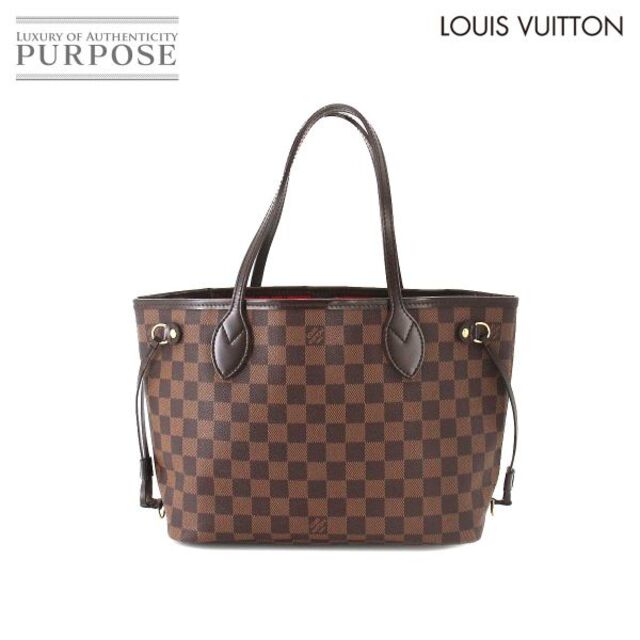 ルイ ヴィトン LOUIS VUITTON ダミエ ネヴァーフル PM トート バッグ エベヌ N51109 ブラウン VLP 90183485