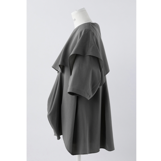 2023SS 完売　CAPE-COLLAR PULLOVER グレー