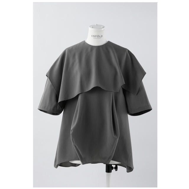 2023SS 完売　CAPE-COLLAR PULLOVER グレー