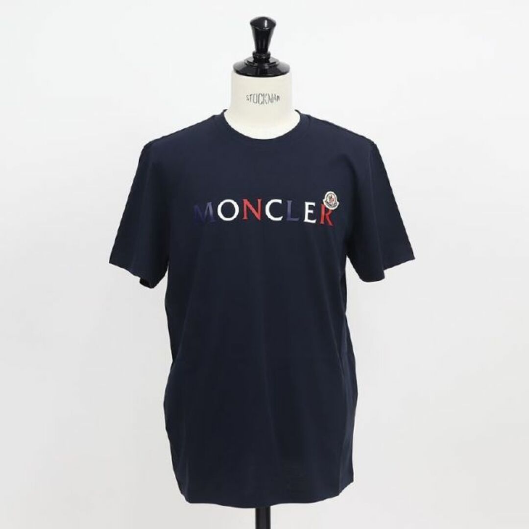 MONCLER モンクレール  トリコロール プリント Tシャツ グレー系 L