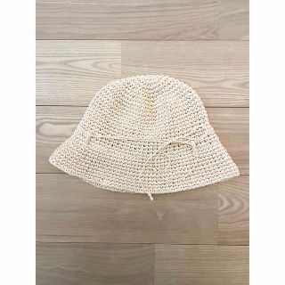 ムジルシリョウヒン(MUJI (無印良品))の【無印良品】麦わら帽子 ストローハット キッズ52㎝(帽子)