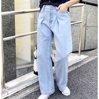 スピックアンドスパン(Spick & Span)の【新品未使用】spick&span/5 1/2loose-line denim(デニム/ジーンズ)