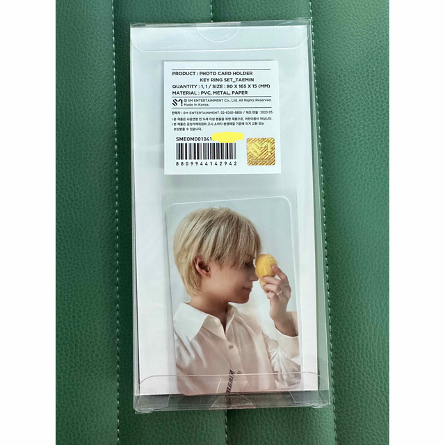 SHINee(シャイニー)のテミン PHOTO CARD HOLDER KEYRING SET TAEMIN エンタメ/ホビーのタレントグッズ(アイドルグッズ)の商品写真