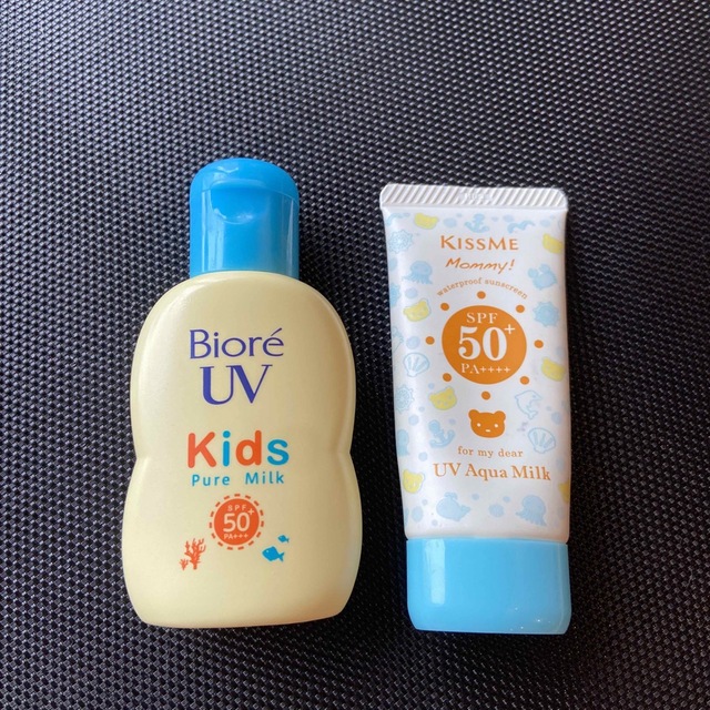 Biore(ビオレ)の2個セット ビオレUV kids キスミー マミー UVアクアミルク コスメ/美容のボディケア(日焼け止め/サンオイル)の商品写真