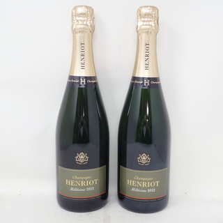 【セット】アンリオ ミレジメ 2012 ブリュット 2本セット【7F】(シャンパン/スパークリングワイン)