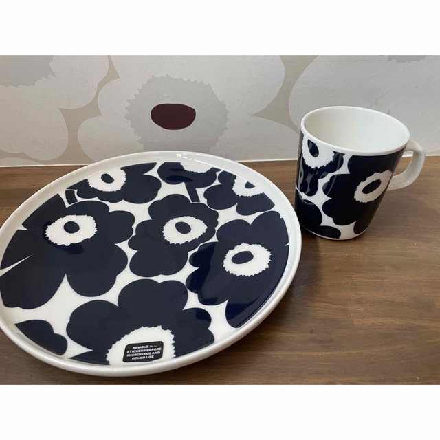 マリメッコ  ウニッコ　プレート　マグカップ　セット　marimekko