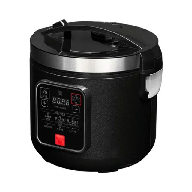 シュアー 低糖質炊飯器 SRC-500PB BK