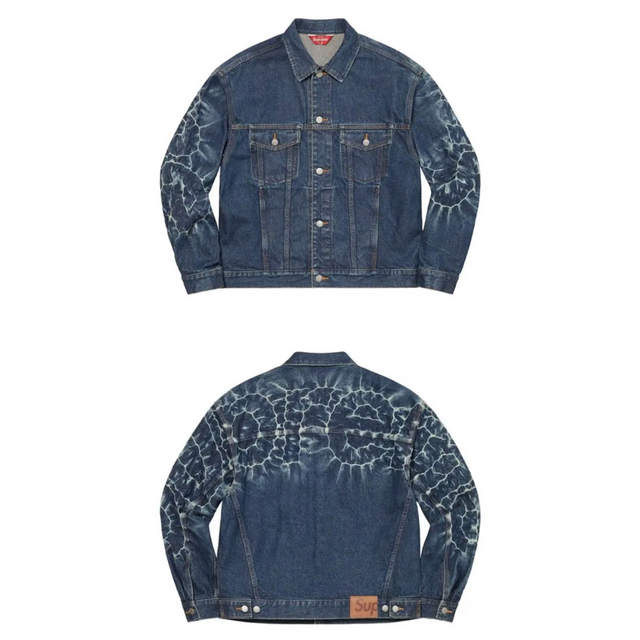 Supreme - Supreme Shibori Denim Trucker Jacket Sの通販 by MR's