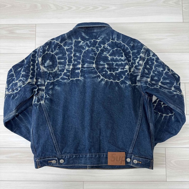 Supreme Supreme Shibori Denim Trucker Jacket Sの通販 by MR's shop｜シュプリームならラクマ