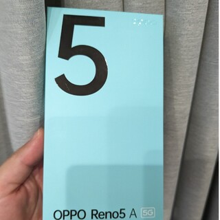 オッポ(OPPO)のOPPO Reno5 A eSIM A103OP シルバーブラック(スマートフォン本体)