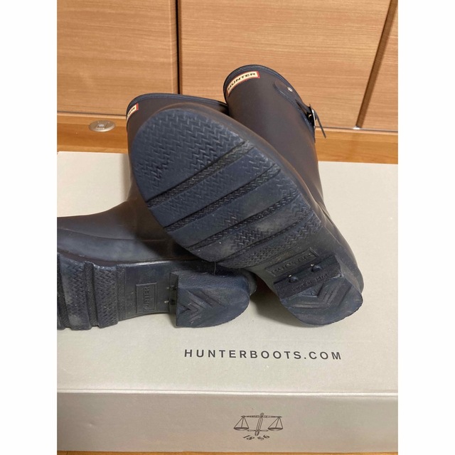 HUNTER(ハンター)のHUNTER ハンター　日本サイズ19cm 紺色 キッズ/ベビー/マタニティのキッズ靴/シューズ(15cm~)(長靴/レインシューズ)の商品写真