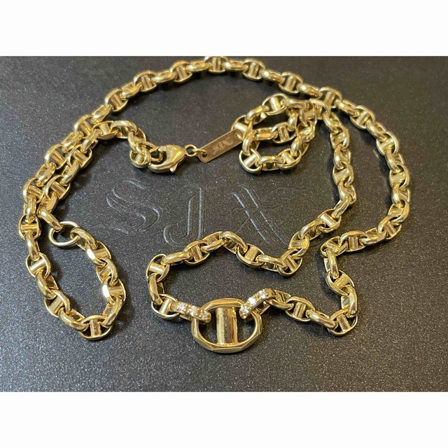 【新品仕上げ済み】SJX ANCHOR CHAIN NECKLACE 50cm