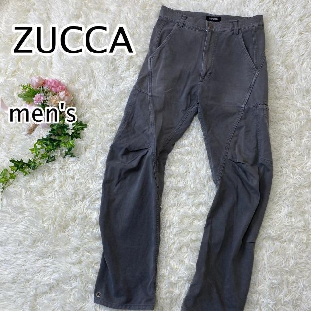 ZUCCa(ズッカ)のZUCCA メンズ　レディース　パンツ　立体裁断　個性 レディースのパンツ(ワークパンツ/カーゴパンツ)の商品写真