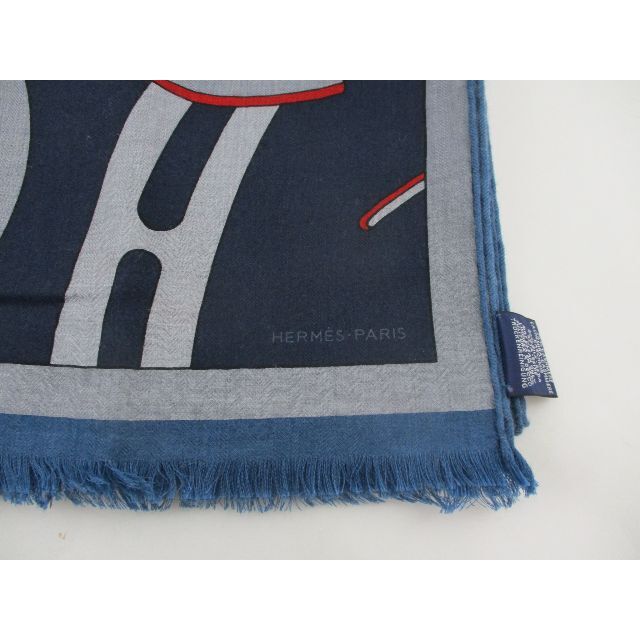 Hermes(エルメス)の◇エルメス レクタングル 63×180 セル/無秩序 カシミア×シルク スカーフ レディースのファッション小物(バンダナ/スカーフ)の商品写真
