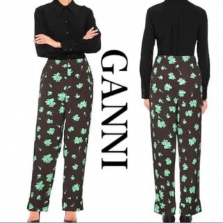 新品ガニー　GANNI 花柄　パンツ