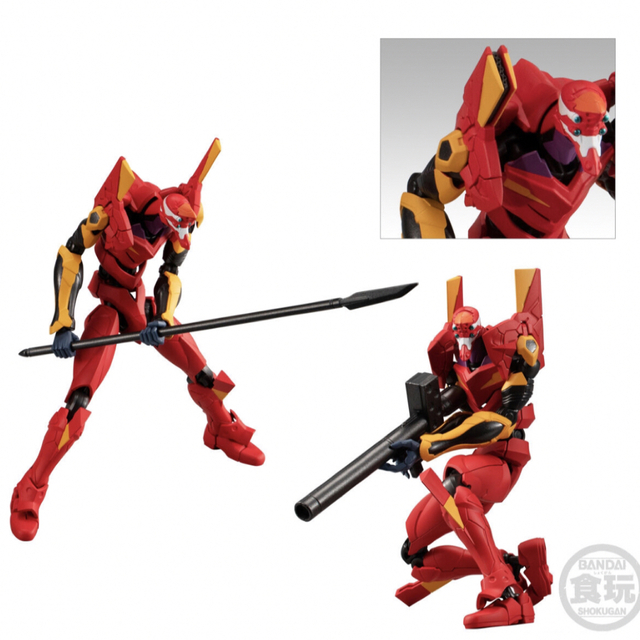 EVA-FRAME-EX  エヴァンゲリオン弐号機＋武器セット エンタメ/ホビーのアニメグッズ(その他)の商品写真